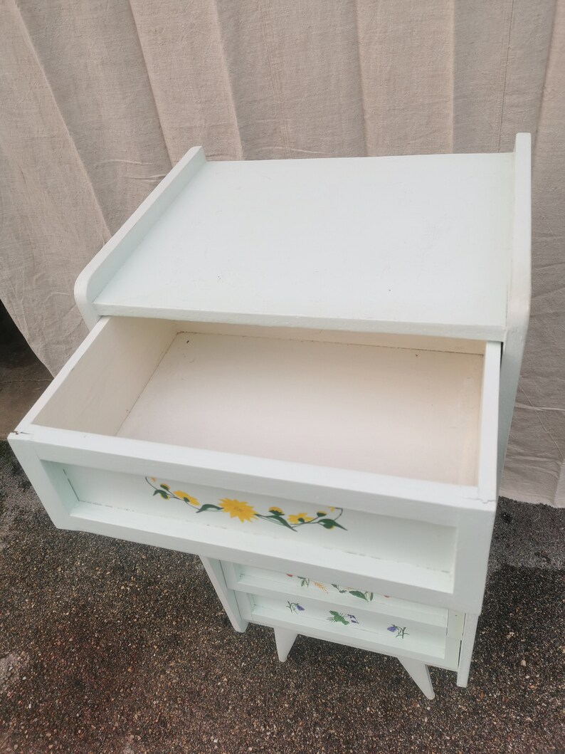 COMMODE Vintage PIEDS COMPAS image 10