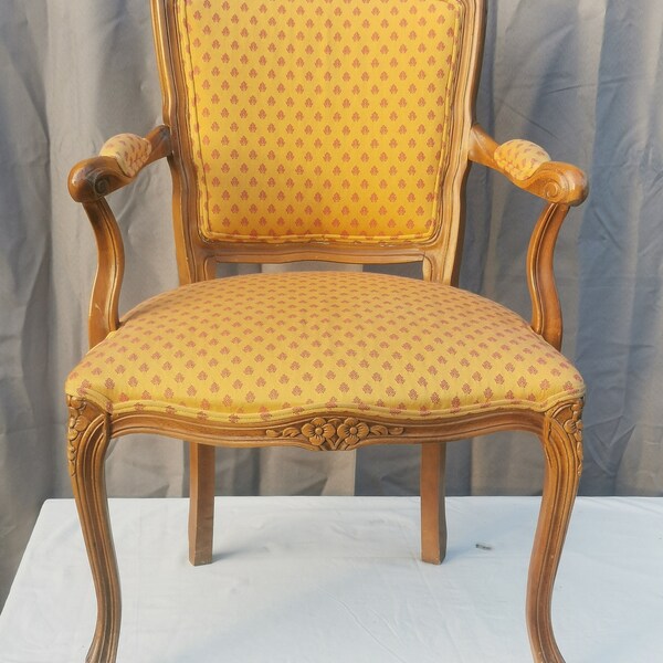 FAUTEUIL CABRIOLET De Style Louis XV