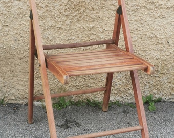 CHAISE VINTAGE PLIANTE "Style Scandinave"