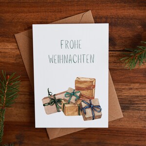 Weihnachtskarte | Weihnachtspost | Weihnachtsgruß | Weihnachtsgeschenk | aus Naturpapier | DIN A6 | Kuvert | Grußkarten | Postkarten