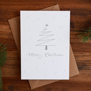 Weihnachtskarte | Weihnachtspost | Weihnachtsgruß | Merry Christmas | aus Naturpapier | DIN A6 | Kuvert | Grußkarten | Postkarten