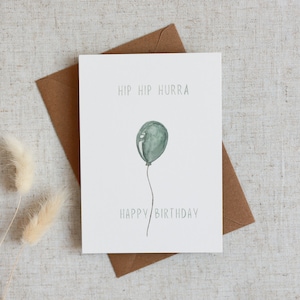 Geburtstagskarte | Glückwunschkarte | Postkarte zum Geburtstag | Happy Birthday | Karte beste Freundin Mama | A6 Karte | Naturpapier