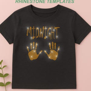 Plantilla SVG de diamantes de imitación Midnight: Pasta termoadhesiva SS6 (Descarga digital)