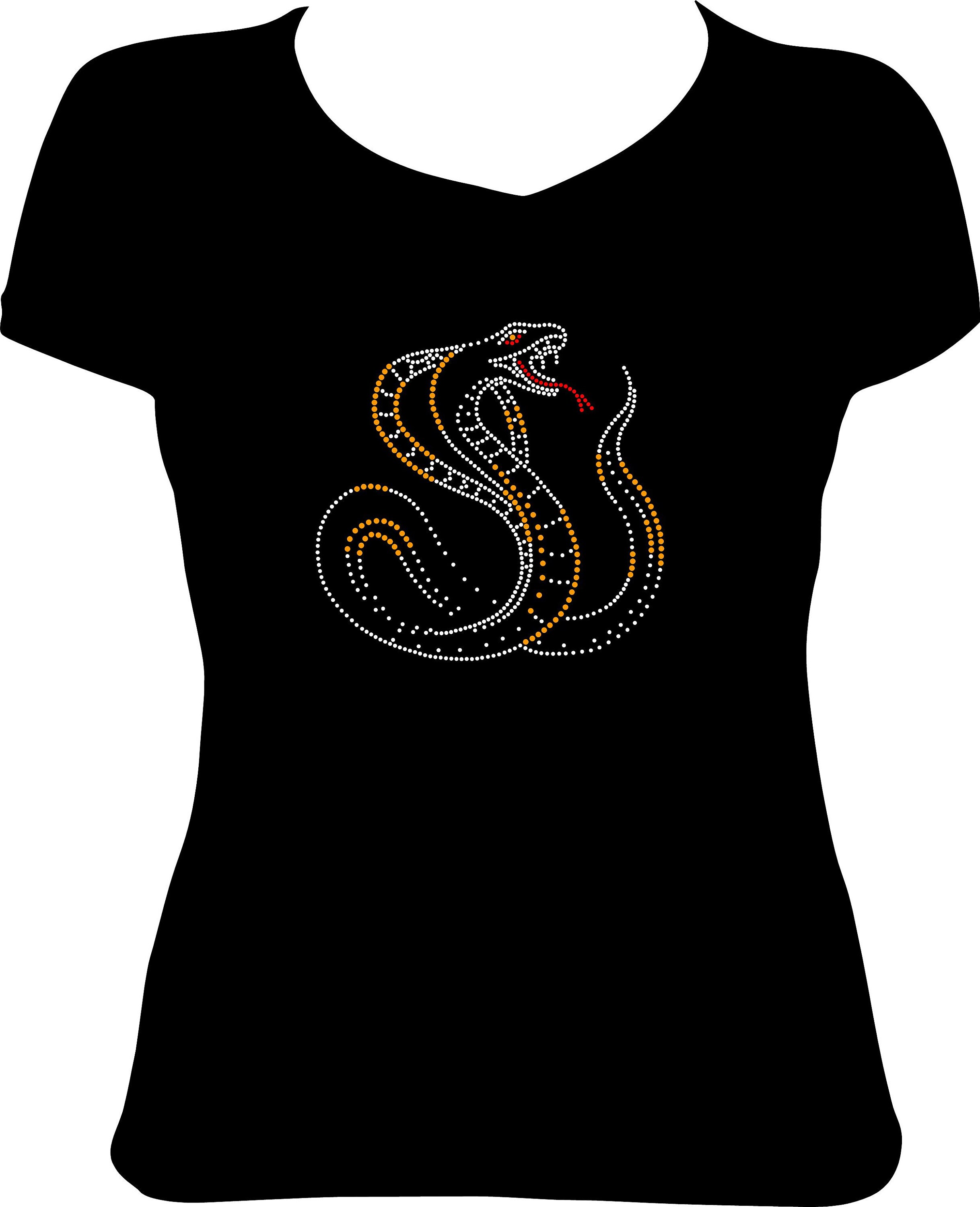 Snake Rhinestone Pattern. Snake Template With Ss10 and Ss16 Stones. SVG ...