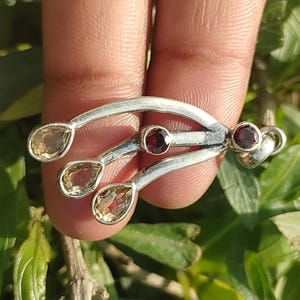 Pendant, Multi Stone Pendant, Chakra Pendant, 925 Sterling Silver, Handmade Jewelry, Gift For Her