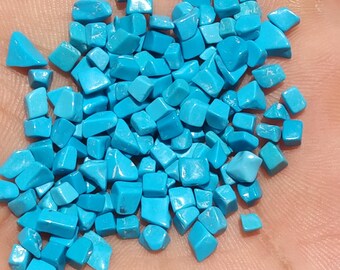 Cuentas de turquesa natural: materiales para hacer joyas con piedras preciosas