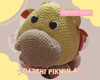 Modèle au crochet : Amigurumi géant inspiré des Oatchi Pikmin 4