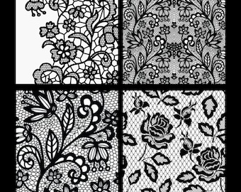 Lace Pattern SVG, Lace Floral Pattern, Lace Western Pattern, Seamless Pattern, Files For Cricut, Cut Files For Silhouette, Peekaboo Tumbler