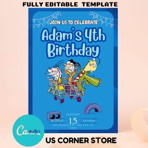 Kids Birthday Invitation • Custom Birthday Invitation • 1st Birthday Invitation • Girls Birthday Invitation • Boys Birthday Invitation