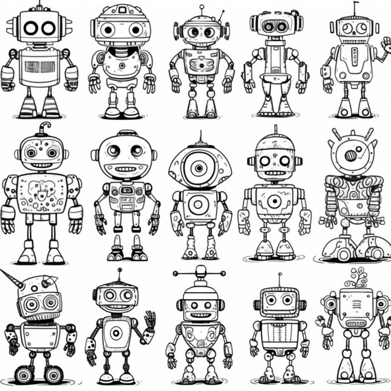 Robot Coloring Book for Kids : Robot Coloring Book for Kids (a Really Best  Relaxing Colouring Book for Boys, Robot, Fun, Coloring, Boys,  Kids  Coloring Books Ages 2-4, 4-8, 9-12 Who