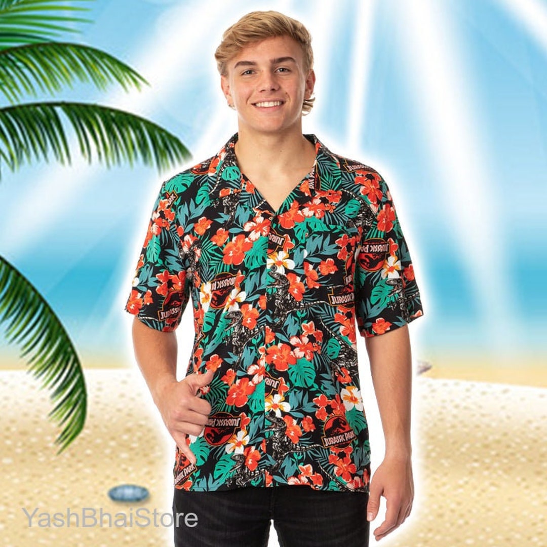Australian Made Button Shirt- Jurassic Park main image 1