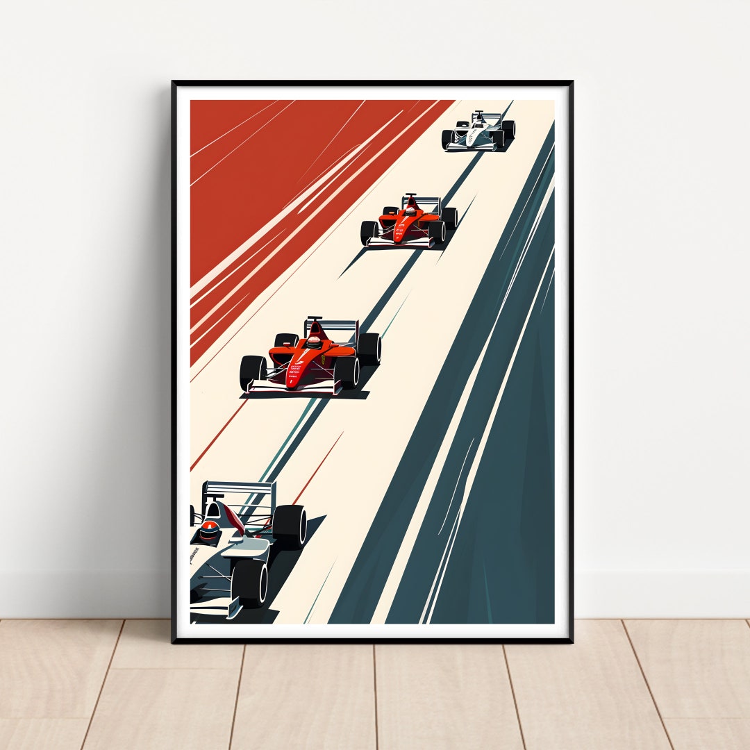 Formula 1 Poster, Formula 1 Wall Art, F1 Poster, F1 Print, F1 Poster Set, Motorsport Poster