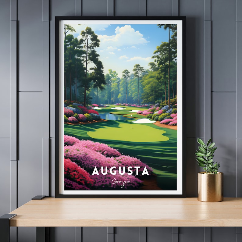 Augusta Poster Set, Augusta Print, Augusta National, Digital Download ...