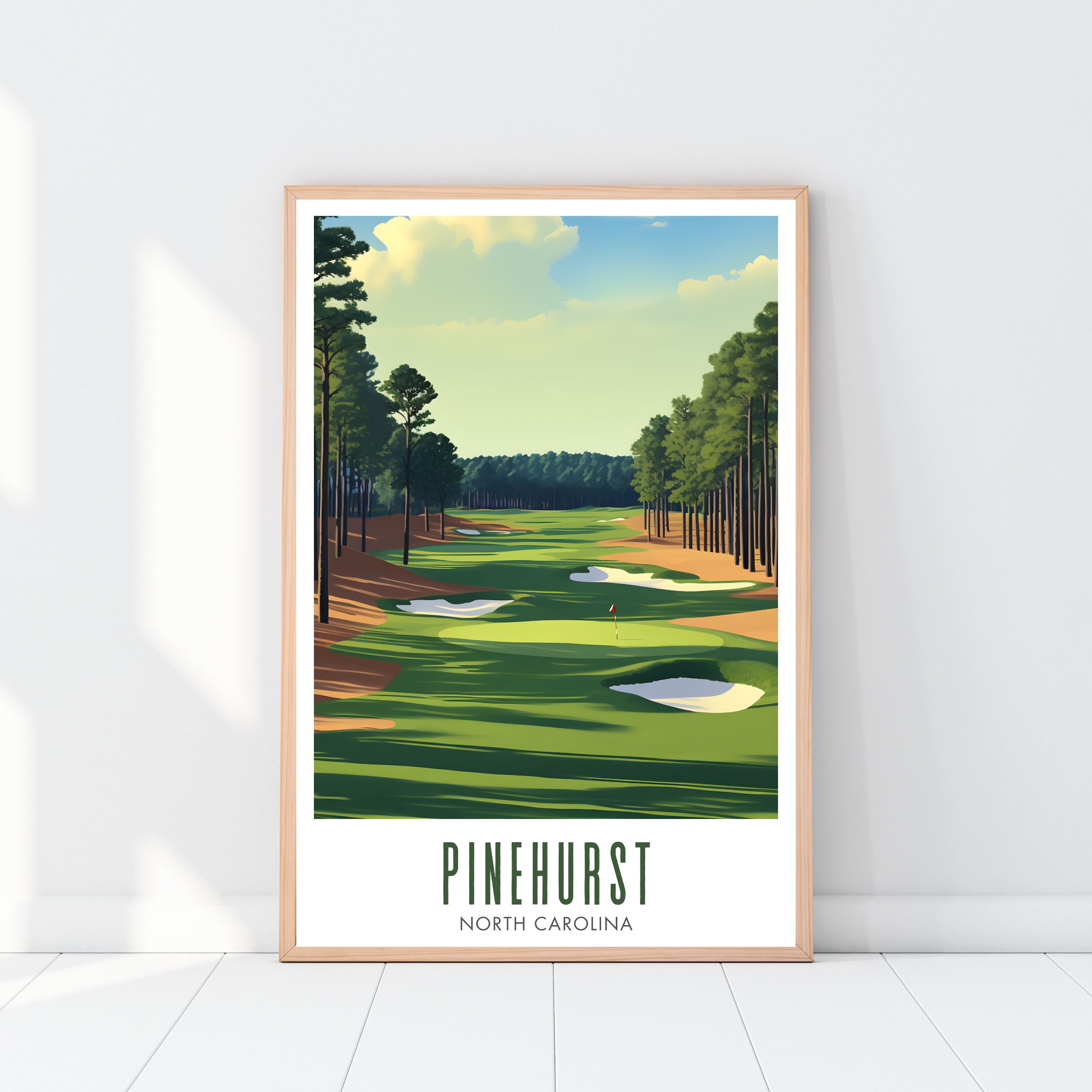 Pinehurst Poster, Pinehurst Resort Golf Course, Pinehurst Print, Golf Pinehurst Poster, Pinehurst Resort Golf Course, Pinehurst Print, Golf