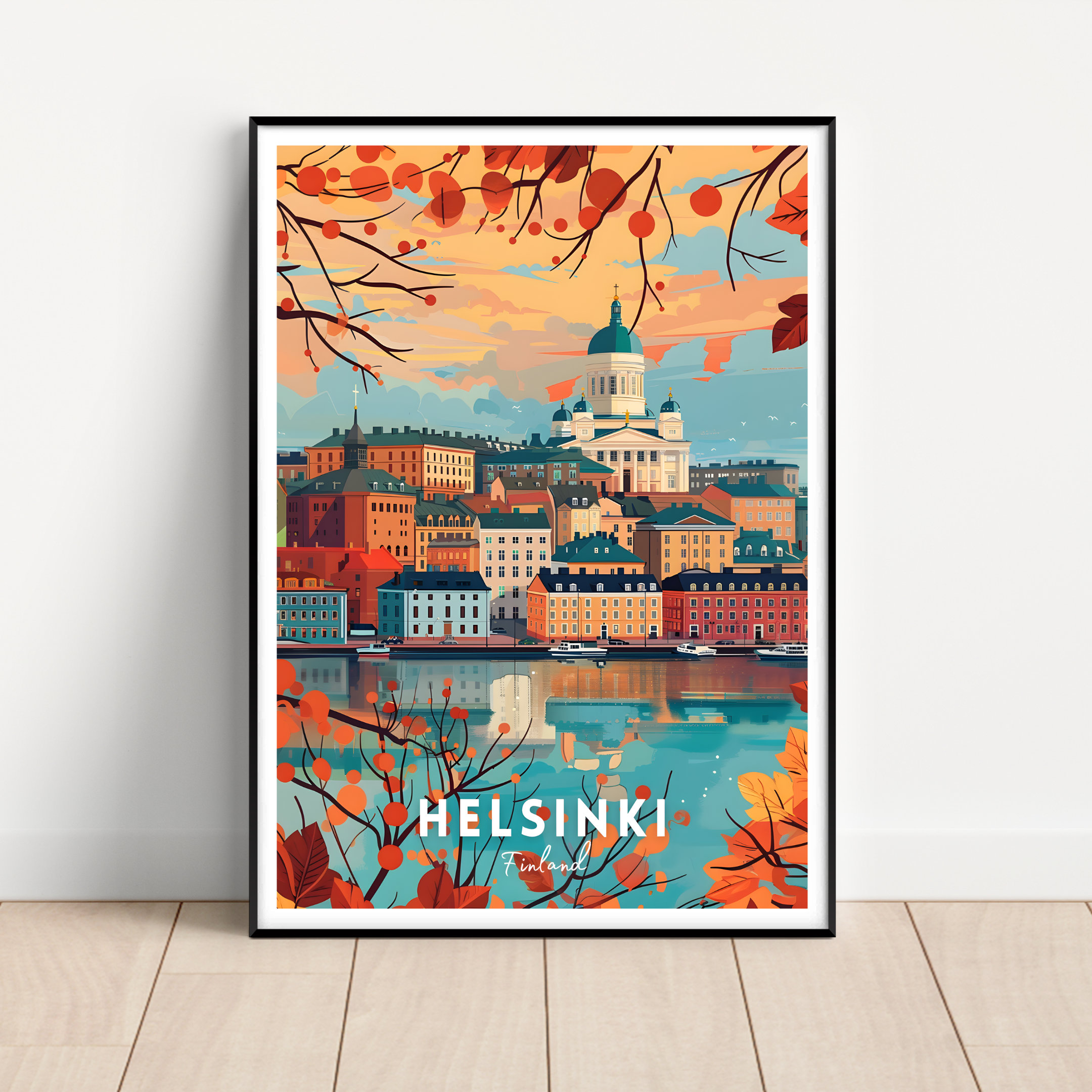 Helsinki poster - Etsy 日本