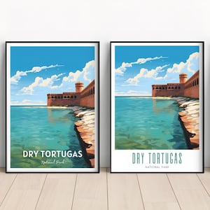 Dry Tortugas national park Poster, Dry Tortugas National Park Print, Dry Tortugas Wall Art, gift, Hiking gift, Education, classroom