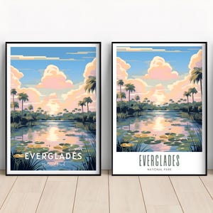 Everglades national park Poster, Everglades National Park Print, Everglades national park Wall Art, gift, Hiking gift, Education, classroom