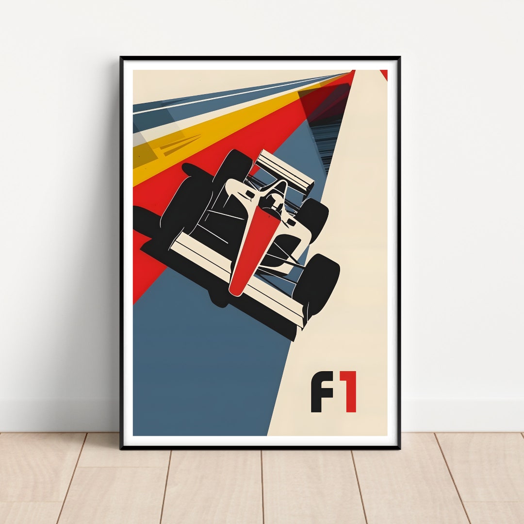 Formula 1 Poster, Formula 1 Wall Art, F1 Poster, F1 Print, F1 Poster Set, Motorsport Poster