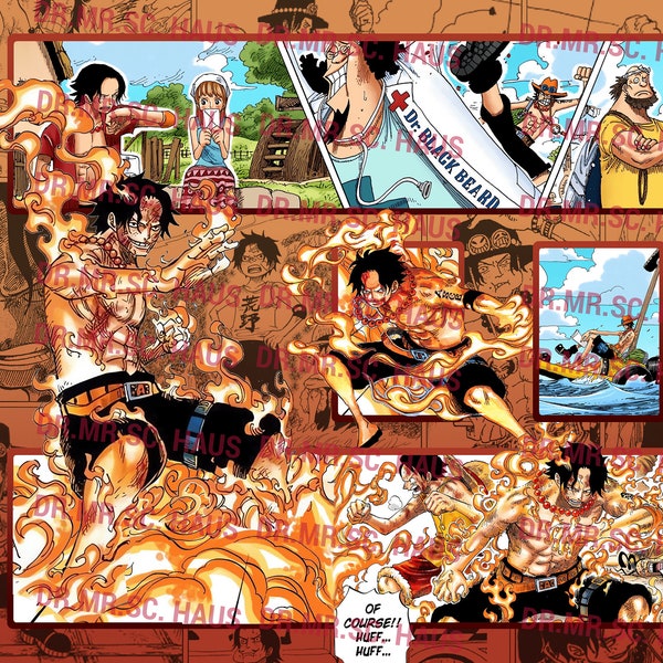 One Piece Tcg Ace Etsy