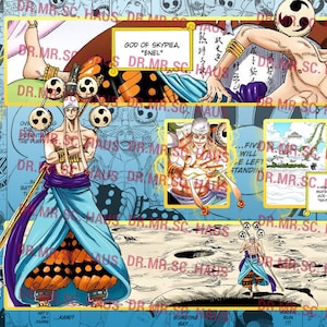 God Enel One Piece Enel Bounty Poster Skypeia Goro goro no mi Greeting  Card for Sale by One Piece Bounty Poster