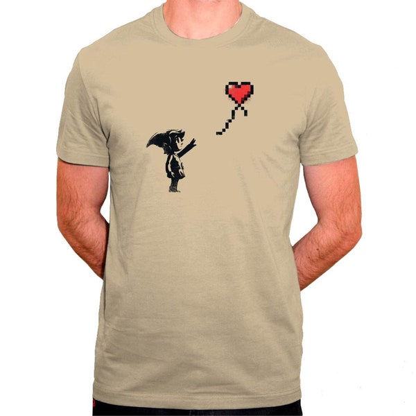 Link a perdu Zelda - Une parodie de l'oeuvre de Banksy - T-shirt homme