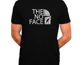 The no face - Parodie autour de la série Le Mandalorien - T-shirt Homme