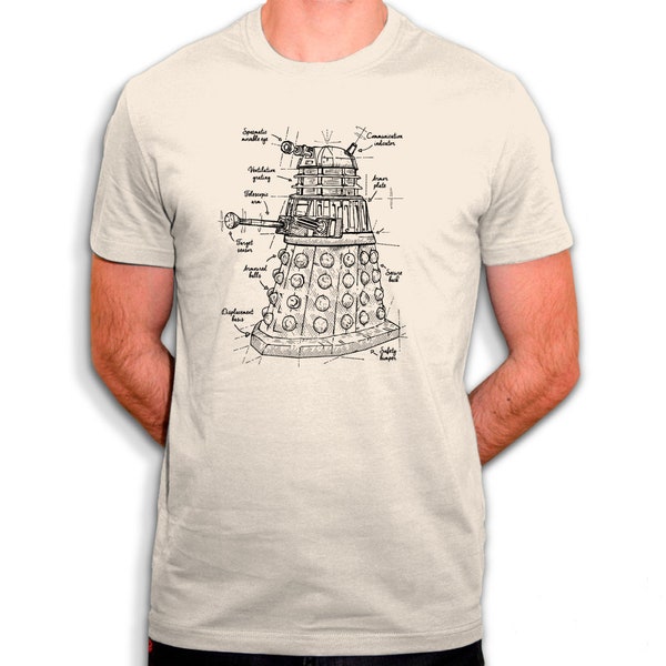 Dalek un robot qui ne vous veut pas du bien - T-shirt homme