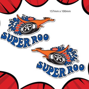 Superoo Set Vinyl Stickers | Camping | Fishing | Boat | Fathers Day |Outdoors | Aussie | Funny | 4 x 4 | 4WD | Fords | Racing | Car | Drift