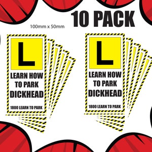 10 Stickers Per Pack | 3 Dickhead Designs To Choose From| 3m Vinyl Aussie | Rude | Adult |  Funny | Aussie | 4 X 4 | Bogan | Humor | JDM |
