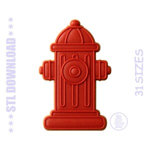 Fire Hydrant Cookie Cutter STL - 3D Printable Baking Tool (Digital File)