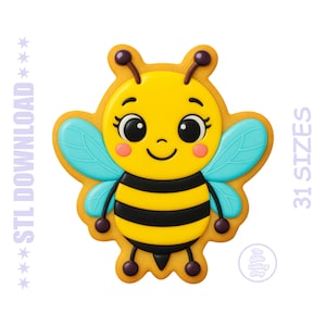 Honey Jar Cookie Cutter STL File: Bee Theme Baking (31 Sizes) (Digital Download)