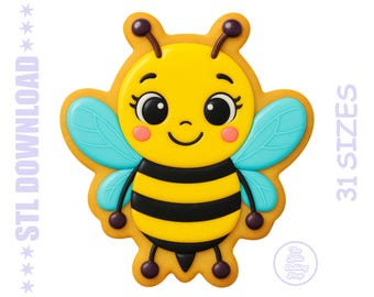 Honey Jar Cookie Cutter STL File: Bee Theme Baking (31 Sizes) (Digital Download)