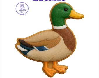 Duck Cookie Cutter STL File - Mallard Design, 31 Sizes (Digital Download)