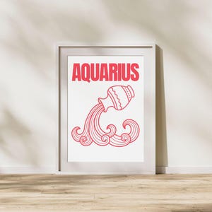 GRAPHIC AQUARIUS PRINT - Digital download