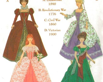 PDF Vintage Patterns Simplicity 9521 Clothes for Dolls 11 1/2 inches