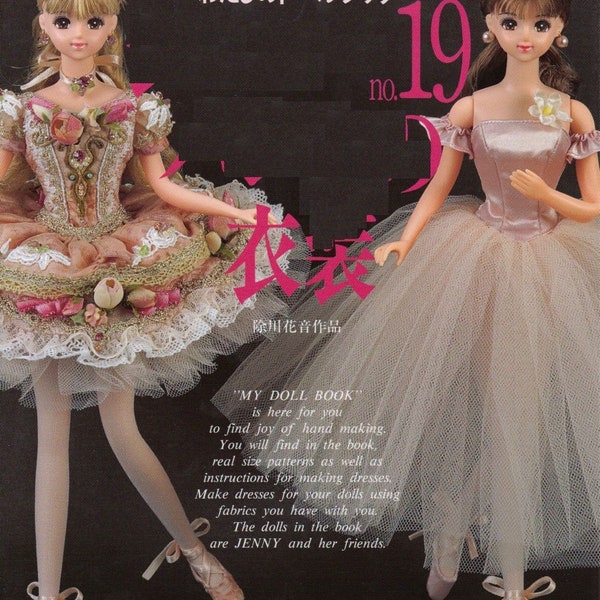 PDF Copy Japanese Magazine Patterns Clothes for Fashion Dolls 11 1\2 inches