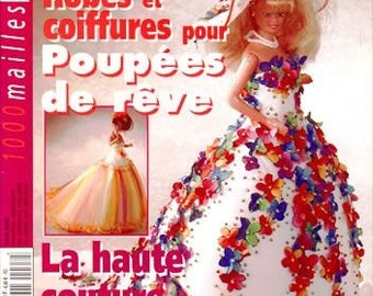 PDF Kopieer Franse tijdschriftpatronen Kleding voor modepoppen 11 1\2 inch