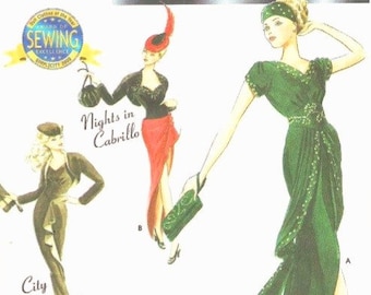 PDF Kopieer vintage patronen Eenvoud 9317 Couture poppenkleding 15 1\2 (39,5 cm)\Frans