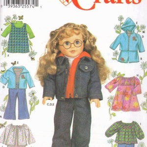 PDF Copy Vintage Patterns MC Call 7083 Clothes for  American Girl Doll 18 inches