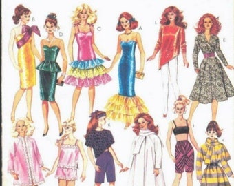 PDF Copy Vintage Patterns MC Calls 3281 Clothes for  Fashion Dolls 11 1\2 inches