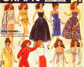 PDF Copy vintage Patterns MC Calls 9283 Clothes for Fashion Dolls 11 1\2 pouces