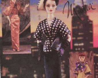 PDF-kopie Vintage patronen Vogue 7440 kleding voor modepoppen 15 1\2 inch