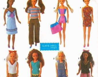 PDF Copy Vintage Patterns Simplicity 8457 Clothes for  Fashion Dolls 111\2 inches. Easy!