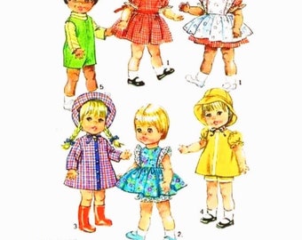 PDF Copy Vintage Patterns  Clothes for  Dolls 15 and 18 inches