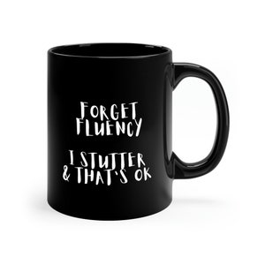 Stuttering PG - 11oz Black Mug