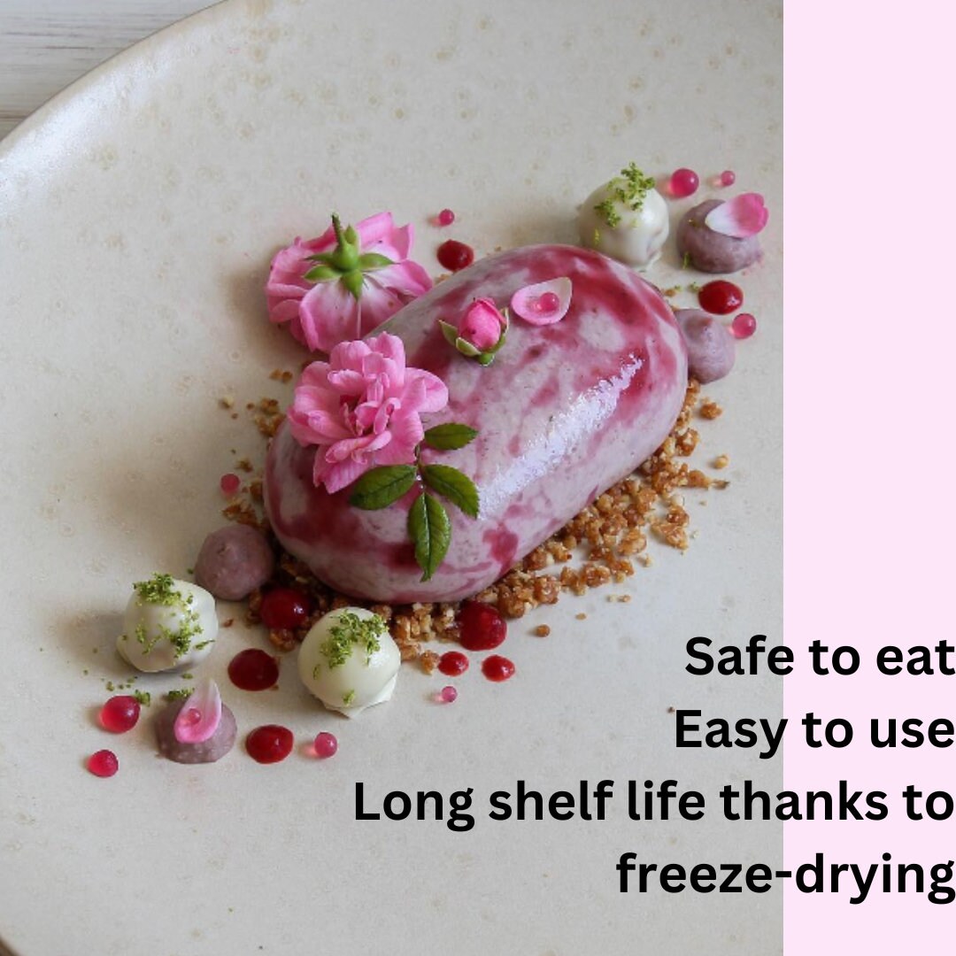 Dried Edible Flowers for Cakes Decorating Freeze Dried Flowers Edible Cake Toppers Rose Cupcakes