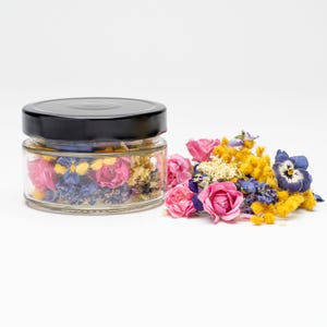 Fleurs comestibles lyophilisées : décorations biologiques pour gâteaux et cupcakes