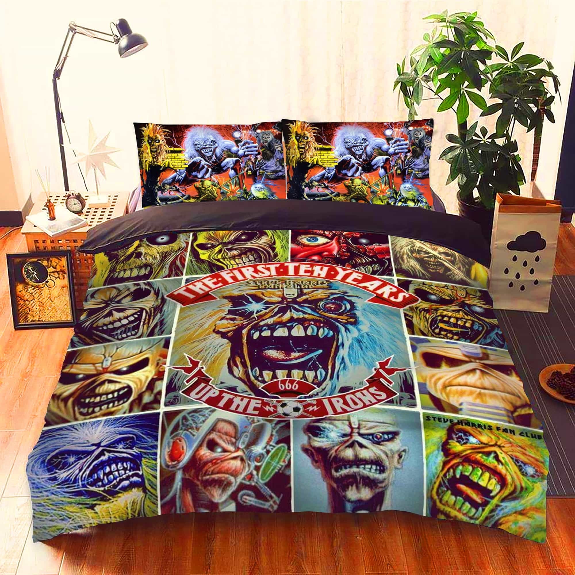 Iron Maiden Bedding Set Iron Maiden Lover Gift Iron Maiden Etsy