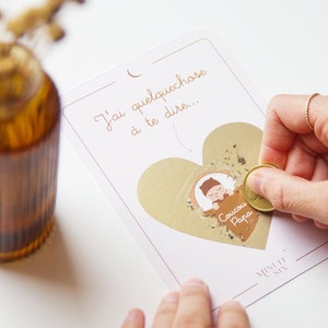 Carte Annonce Grossesse Papa, Mamie, Tata - Annonce Bébé à Gratter