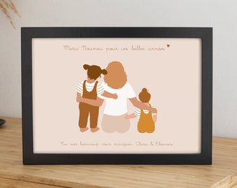 Custom Nanny Gift Personnalised Au Pair Gift Daycare Providers